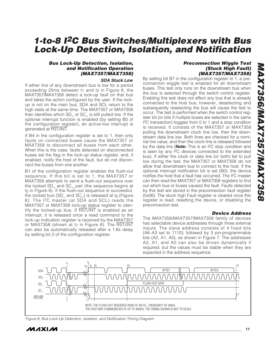 Rainbow Electronics MAX7358 User Manual | Page 11 / 22