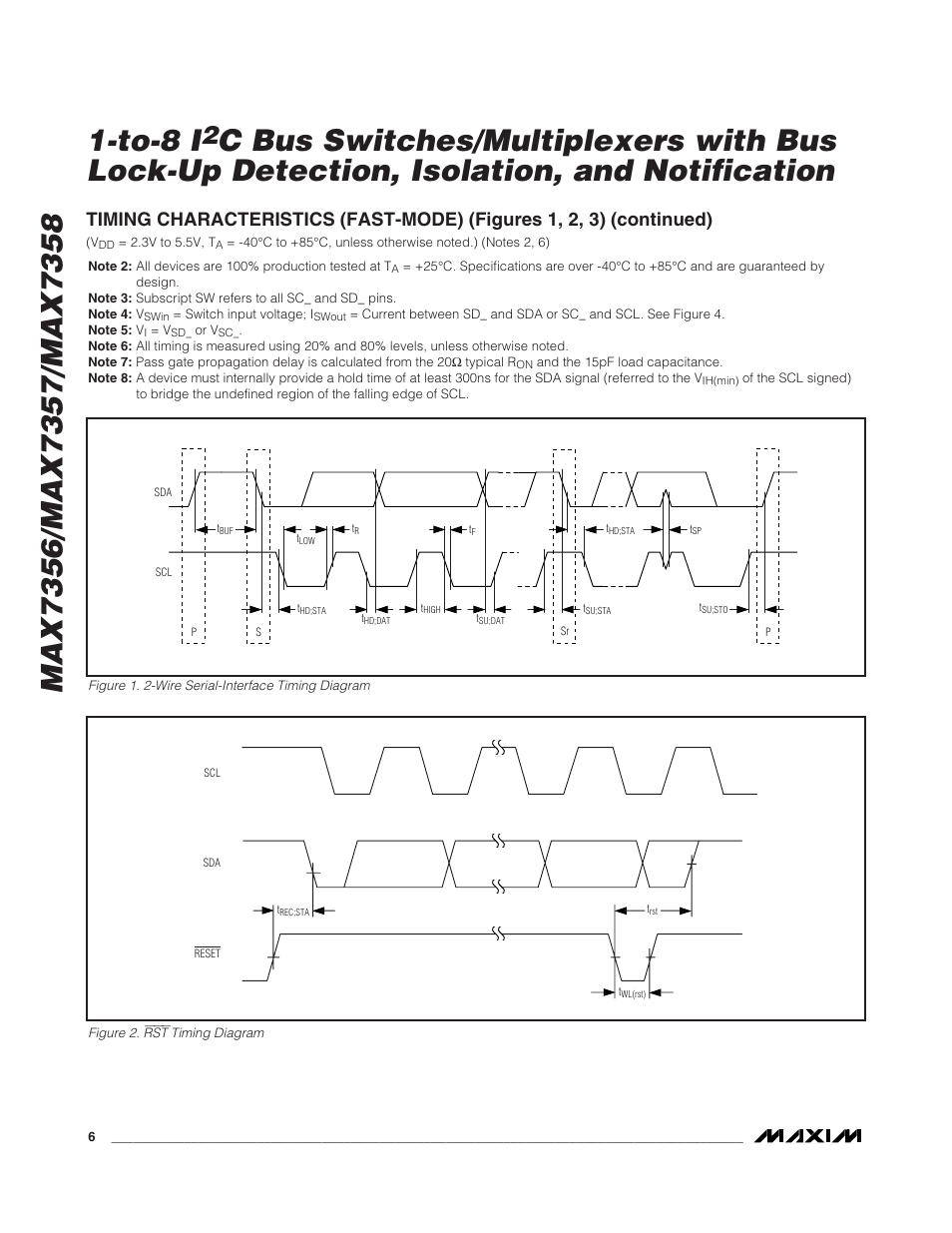 Rainbow Electronics MAX7358 User Manual | Page 6 / 22