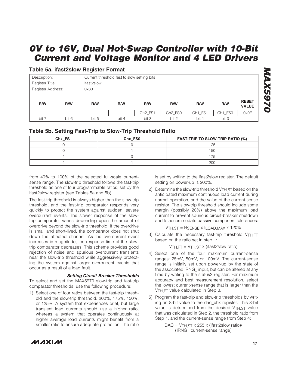 Rainbow Electronics MAX5970 User Manual | Page 17 / 41