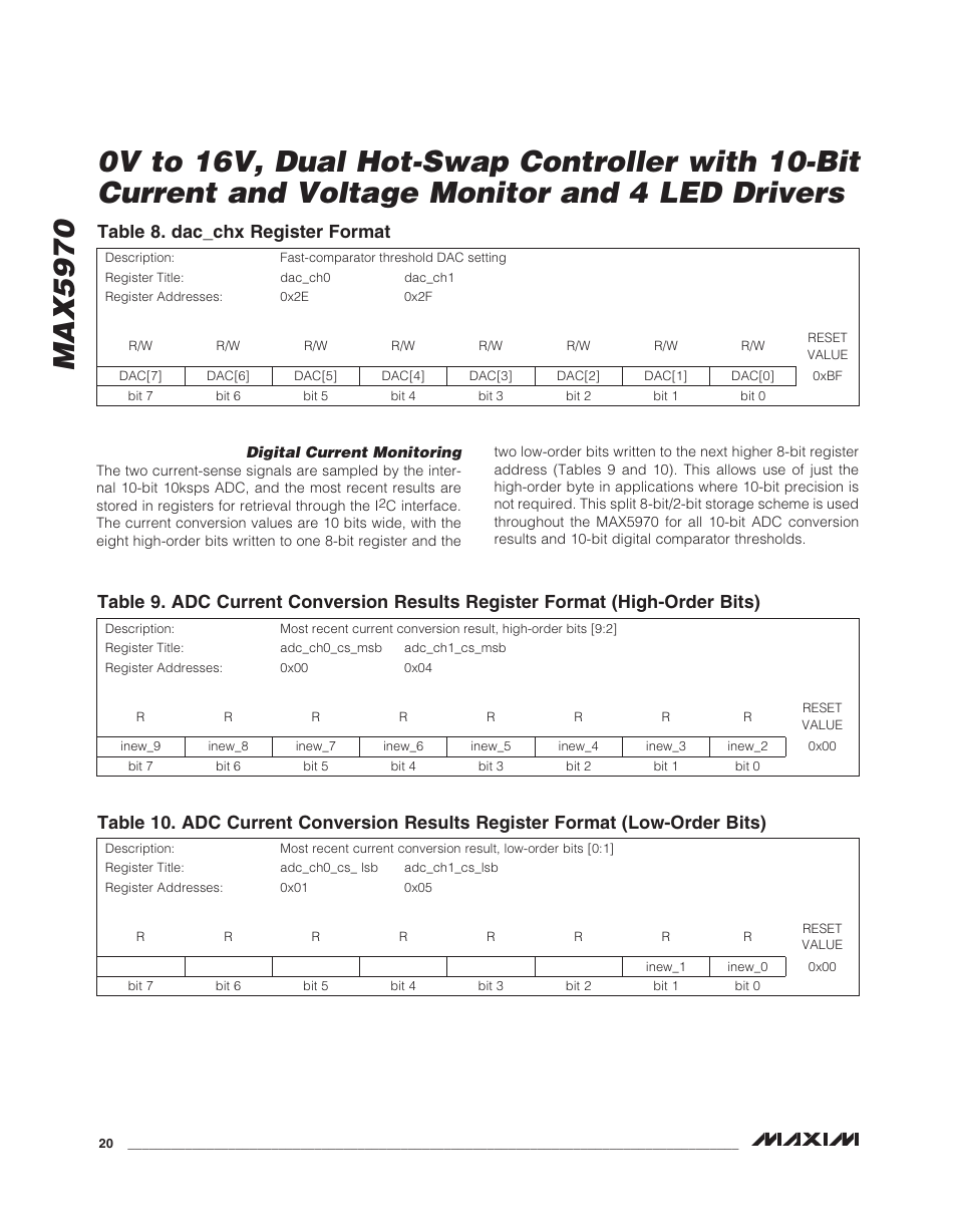 Rainbow Electronics MAX5970 User Manual | Page 20 / 41