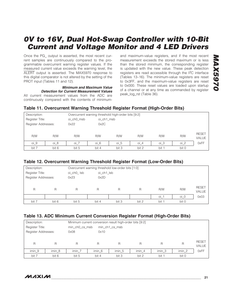 Rainbow Electronics MAX5970 User Manual | Page 21 / 41