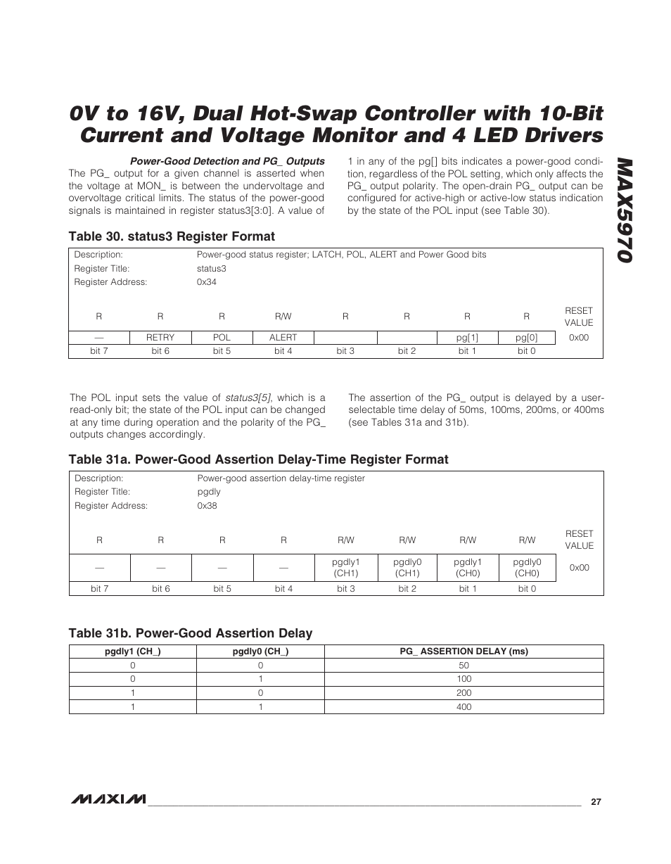 Rainbow Electronics MAX5970 User Manual | Page 27 / 41