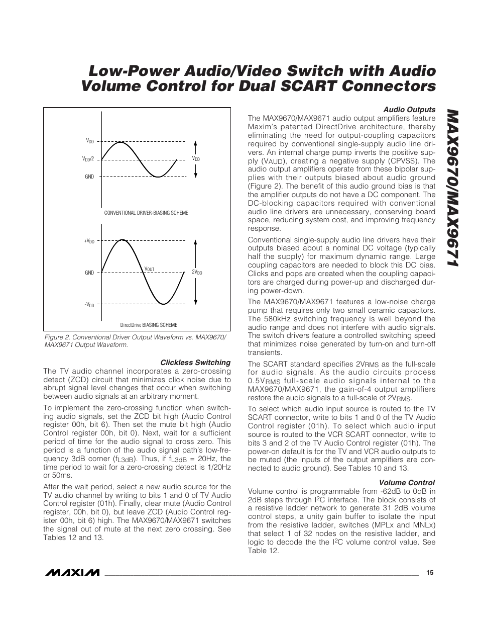 Rainbow Electronics MAX9671 User Manual | Page 15 / 42