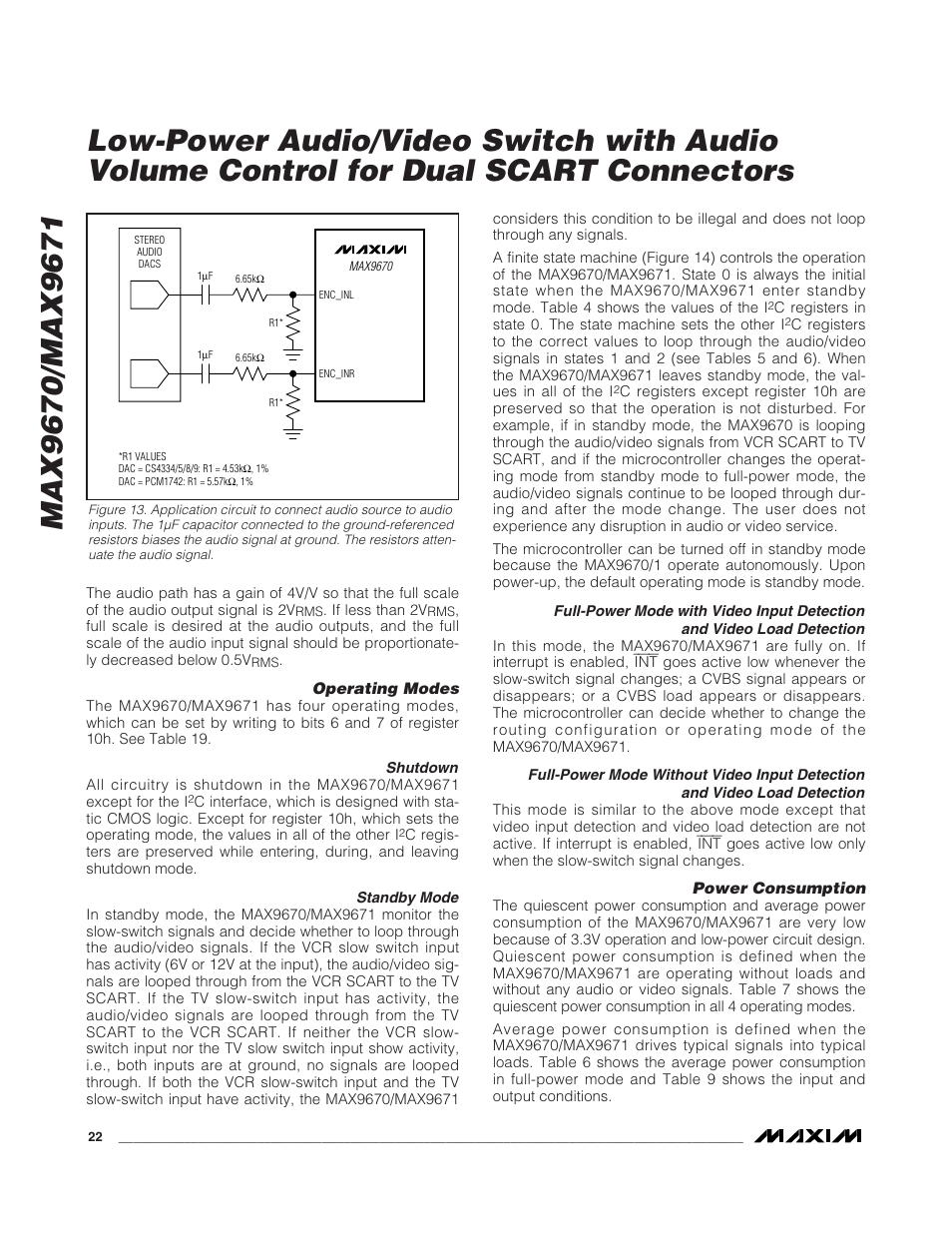 Rainbow Electronics MAX9671 User Manual | Page 22 / 42