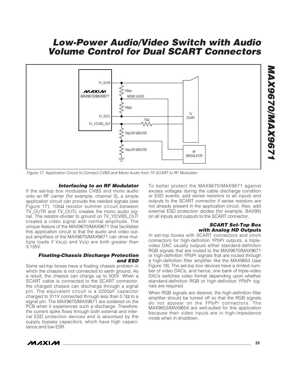 Rainbow Electronics MAX9671 User Manual | Page 25 / 42