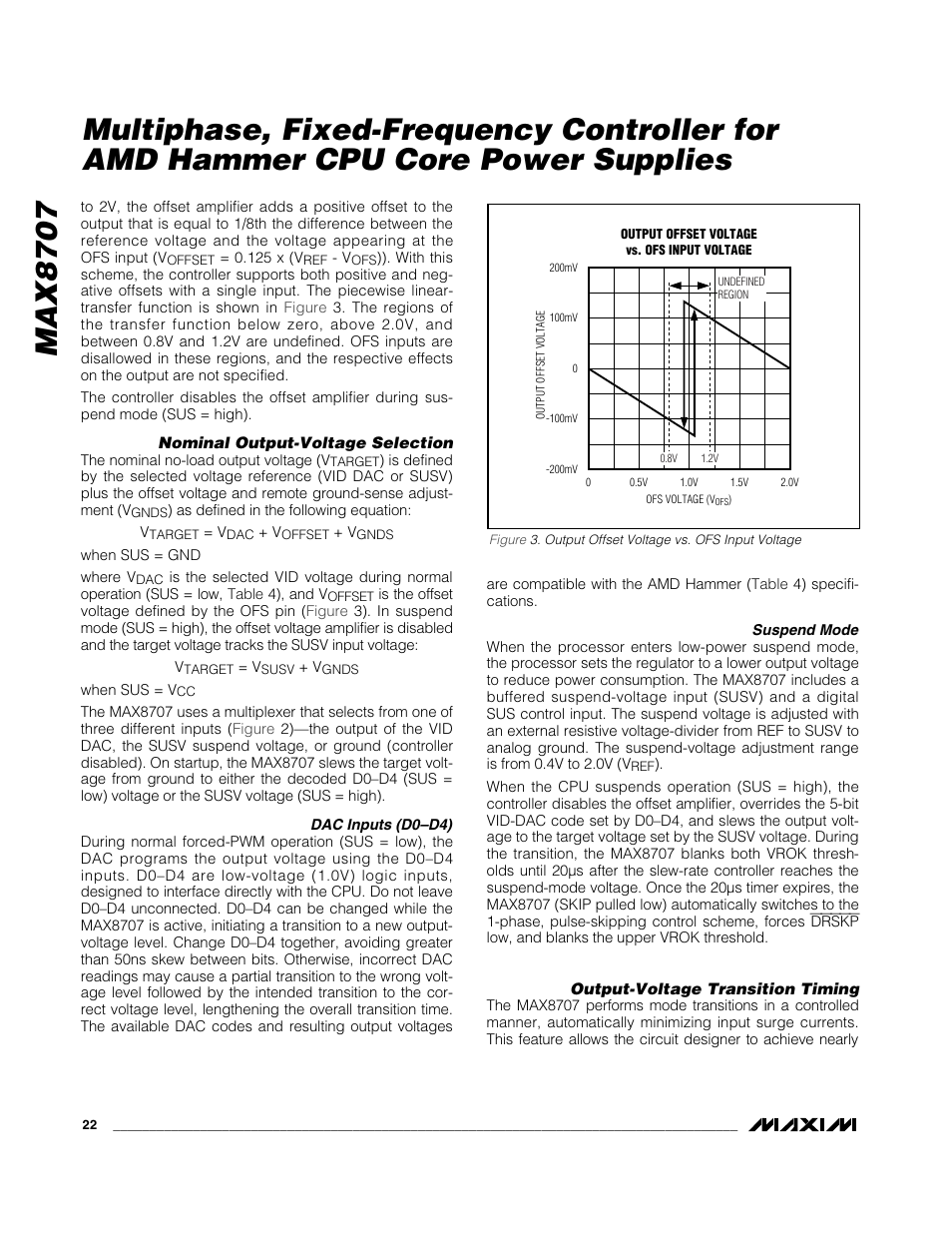 Max8707 | Rainbow Electronics MAX8707 User Manual | Page 22 / 37