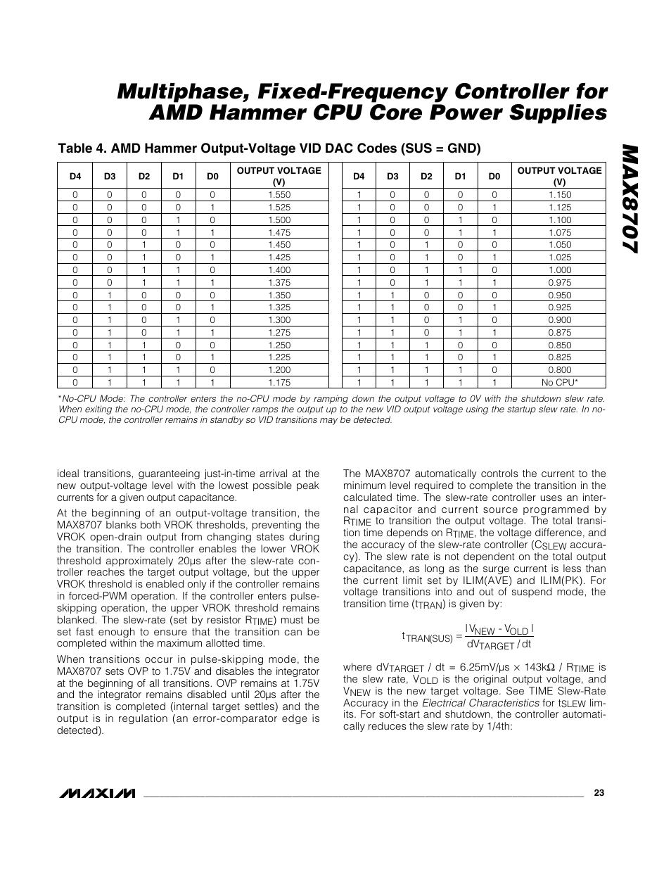Rainbow Electronics MAX8707 User Manual | Page 23 / 37
