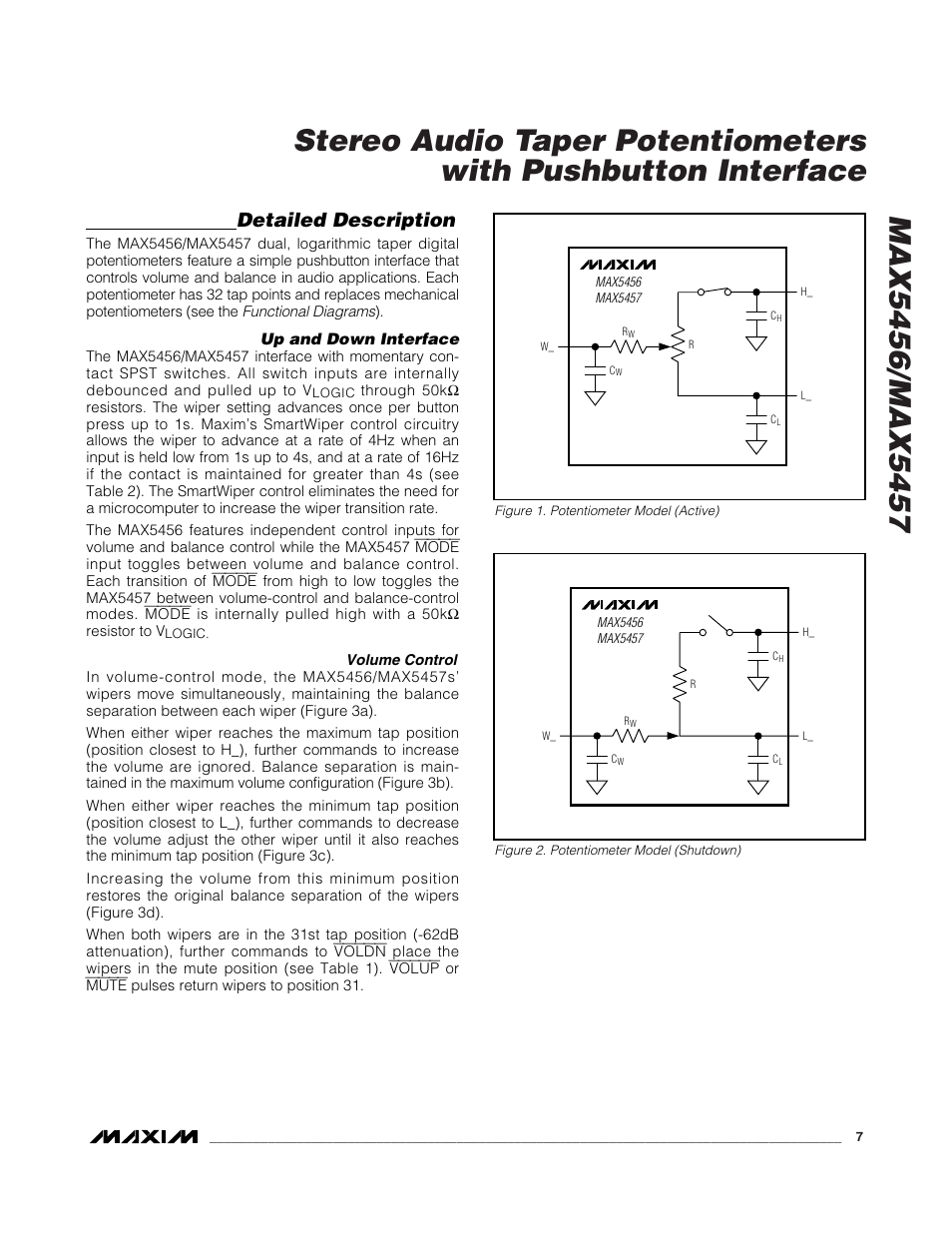 Detailed description | Rainbow Electronics MAX5457 User Manual | Page 7 / 20