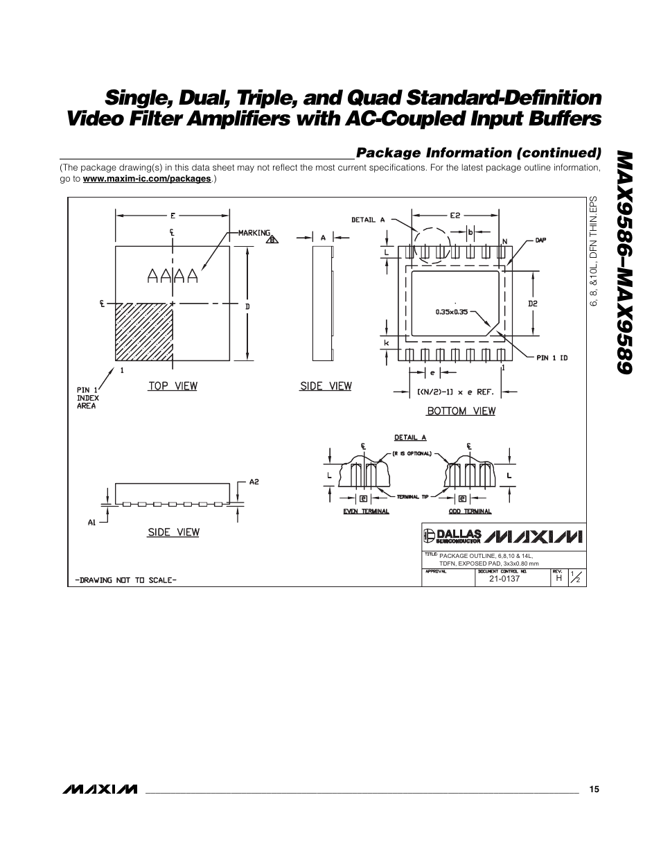 Rainbow Electronics MAX9589 User Manual | Page 15 / 24