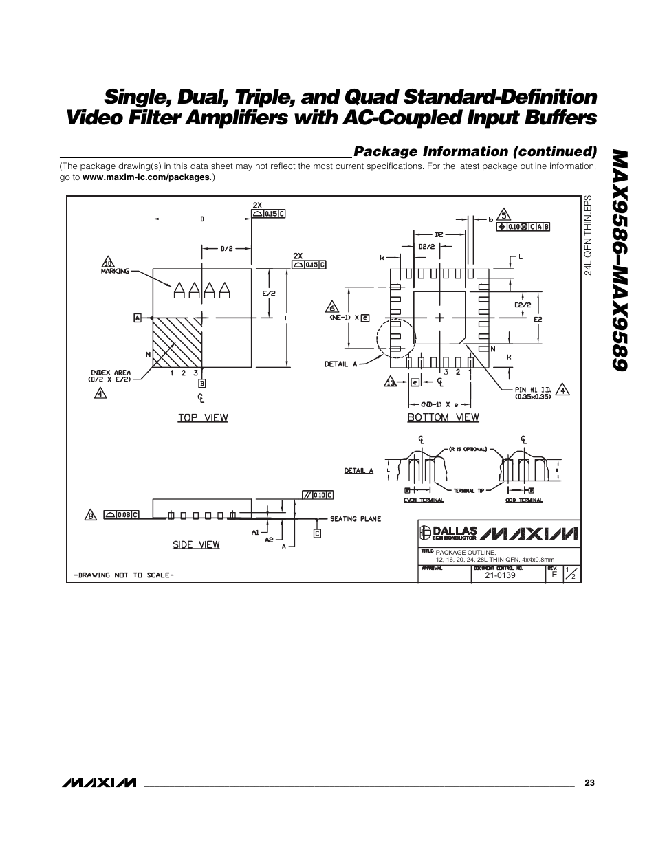 Rainbow Electronics MAX9589 User Manual | Page 23 / 24