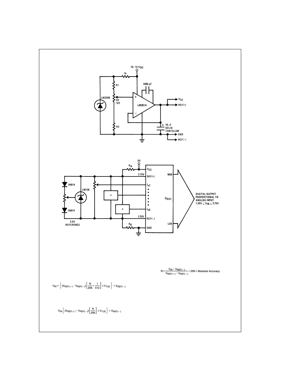 Applications information | Rainbow Electronics ADC0809 User Manual | Page 11 / 14