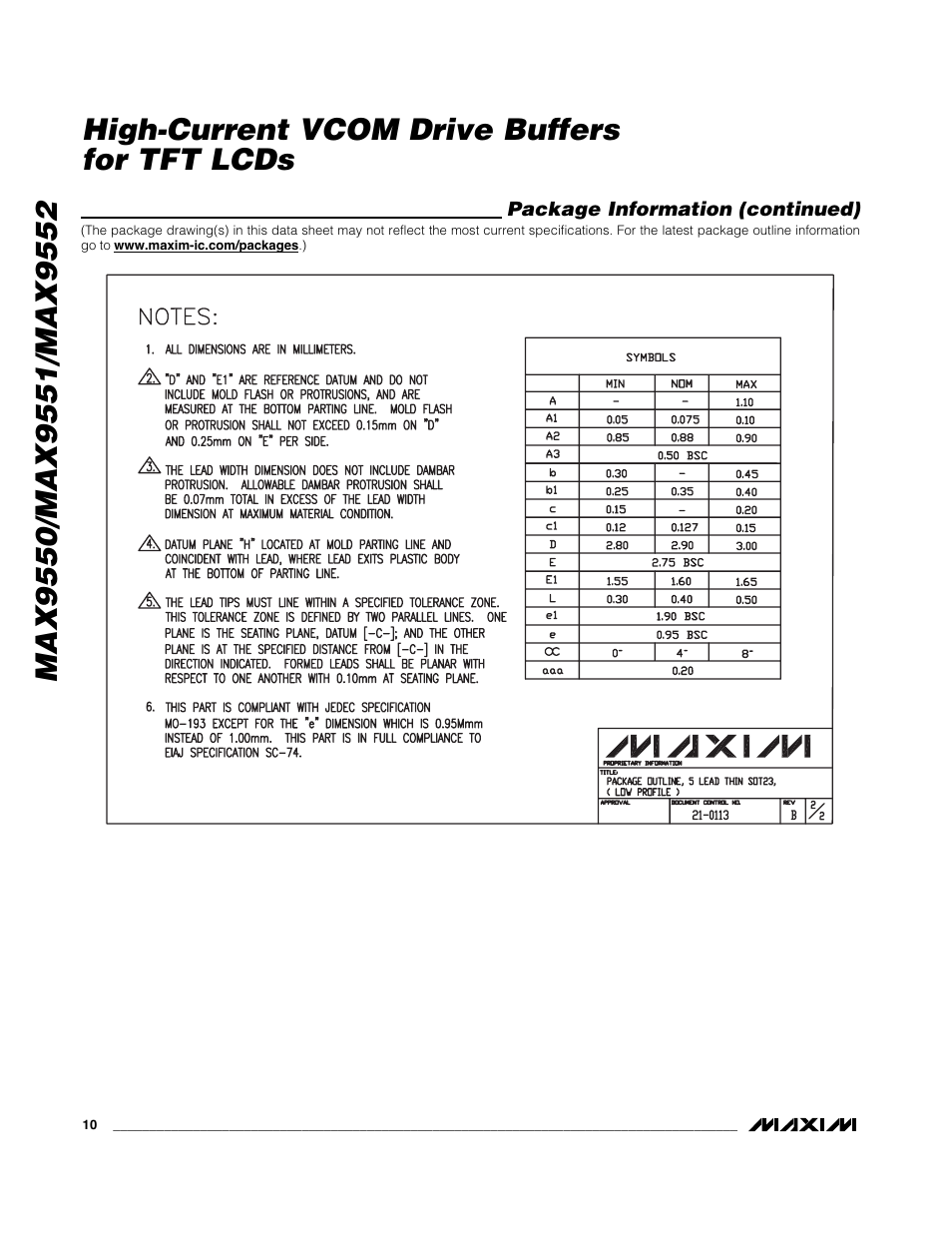 Rainbow Electronics MAX9552 User Manual | Page 10 / 12