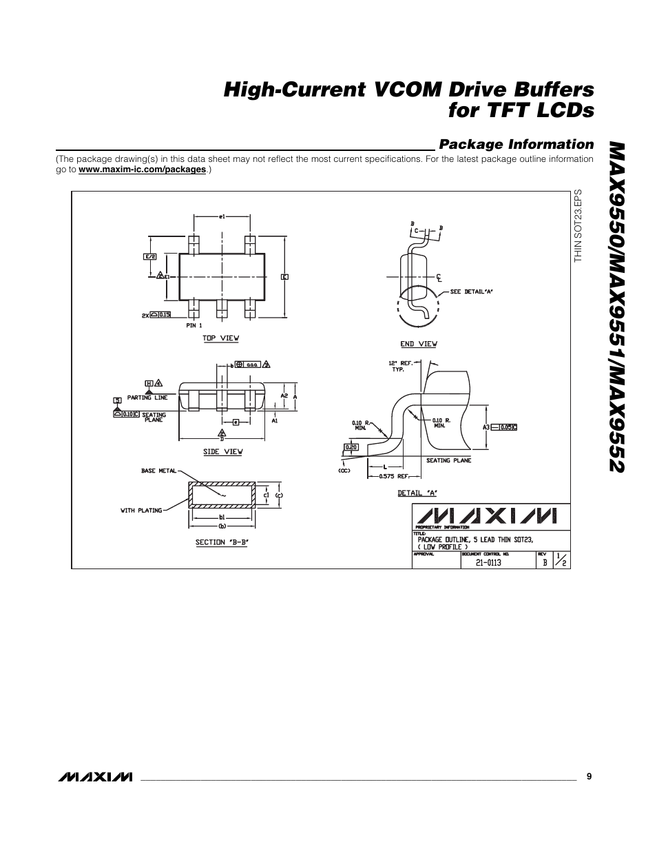 Rainbow Electronics MAX9552 User Manual | Page 9 / 12