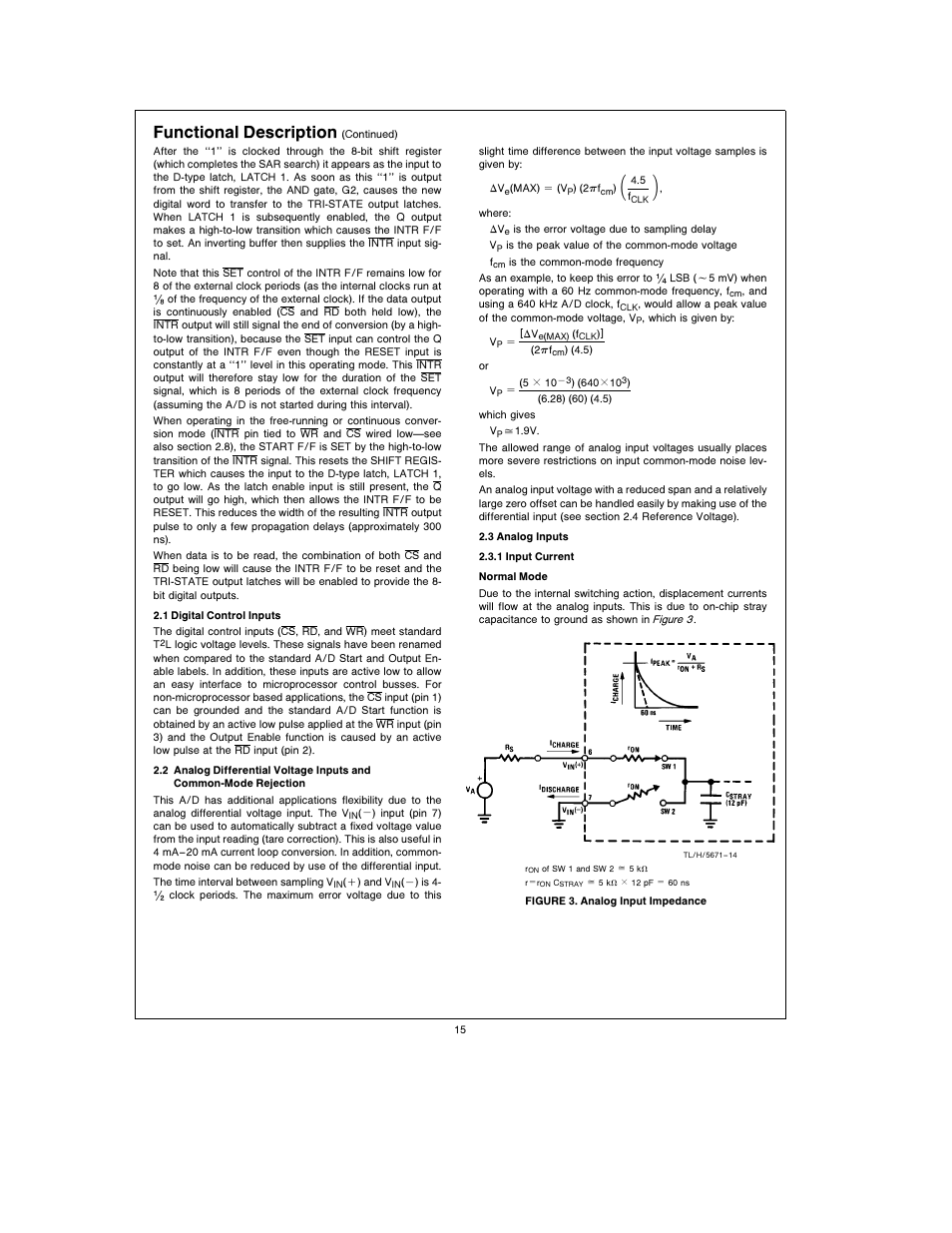 Functional description | Rainbow Electronics АDC0805 User Manual | Page 15 / 36