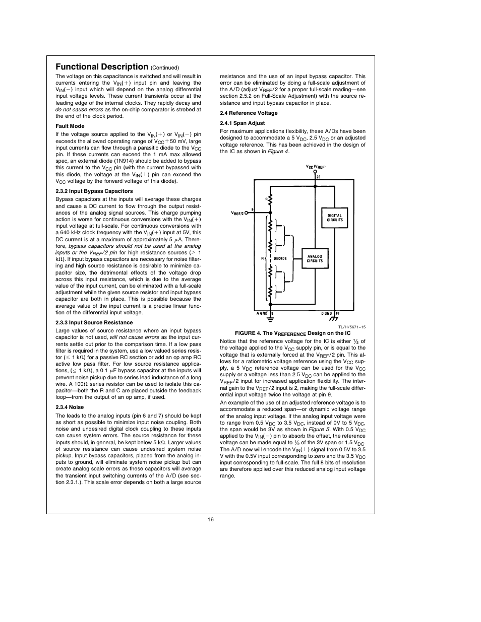 Functional description | Rainbow Electronics АDC0805 User Manual | Page 16 / 36