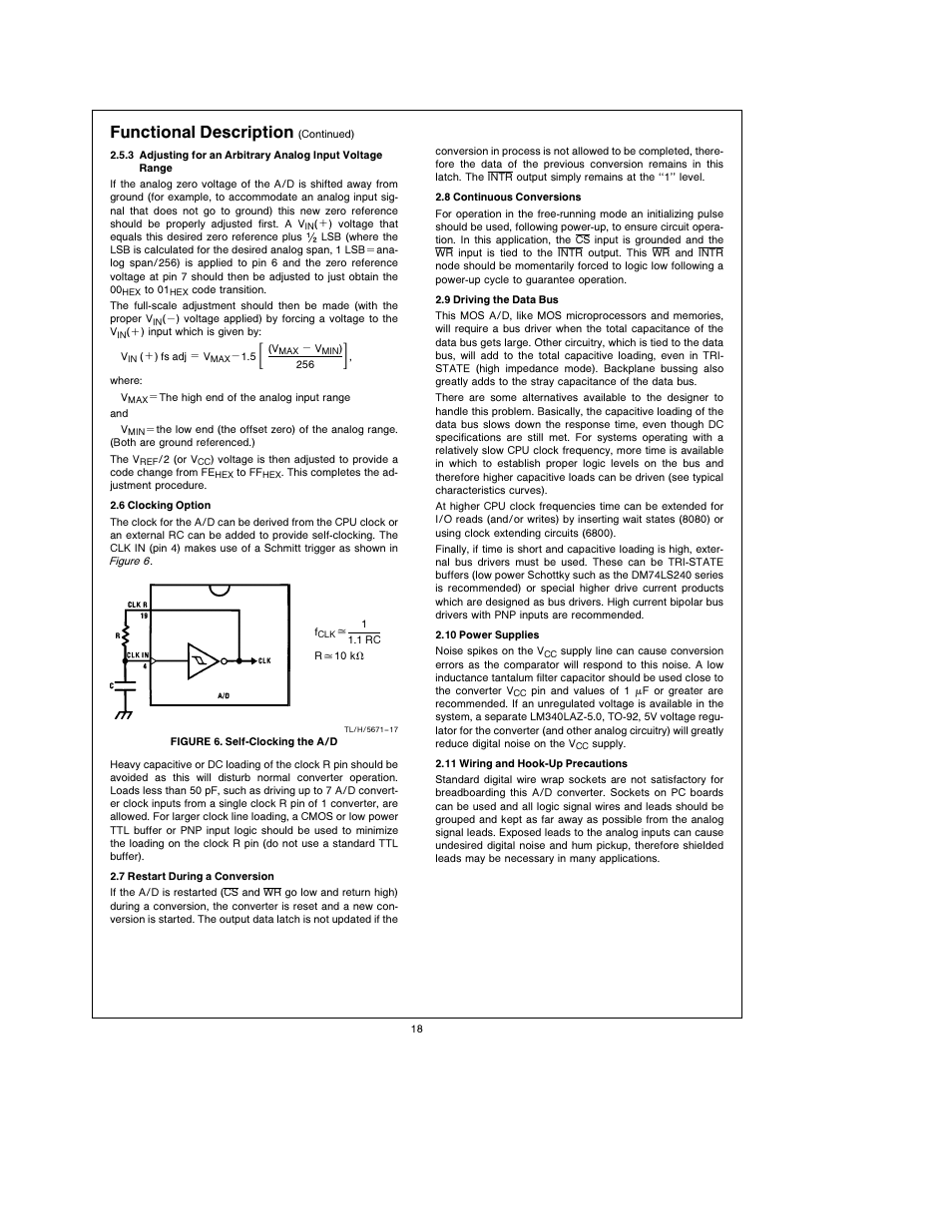 Functional description | Rainbow Electronics АDC0805 User Manual | Page 18 / 36