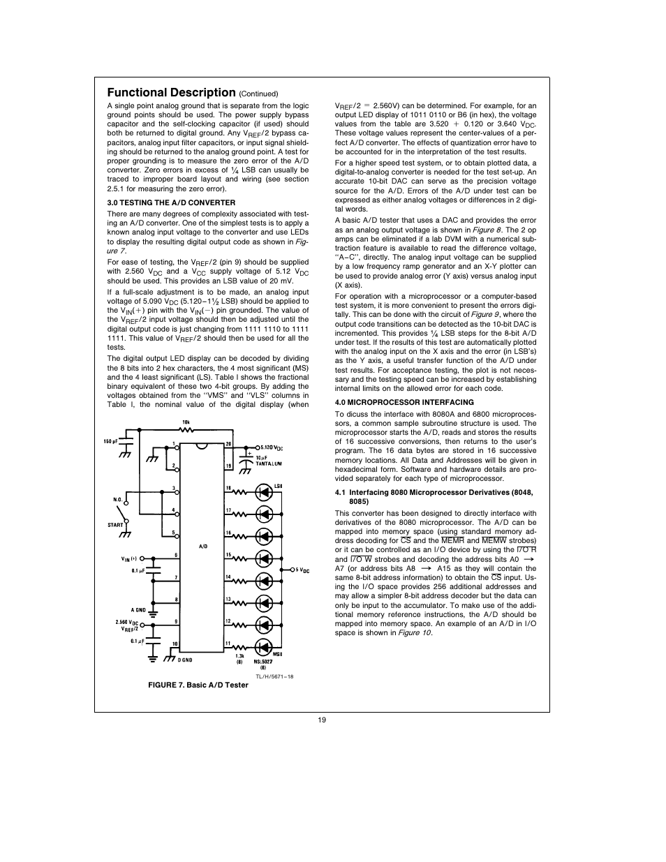 Functional description | Rainbow Electronics АDC0805 User Manual | Page 19 / 36