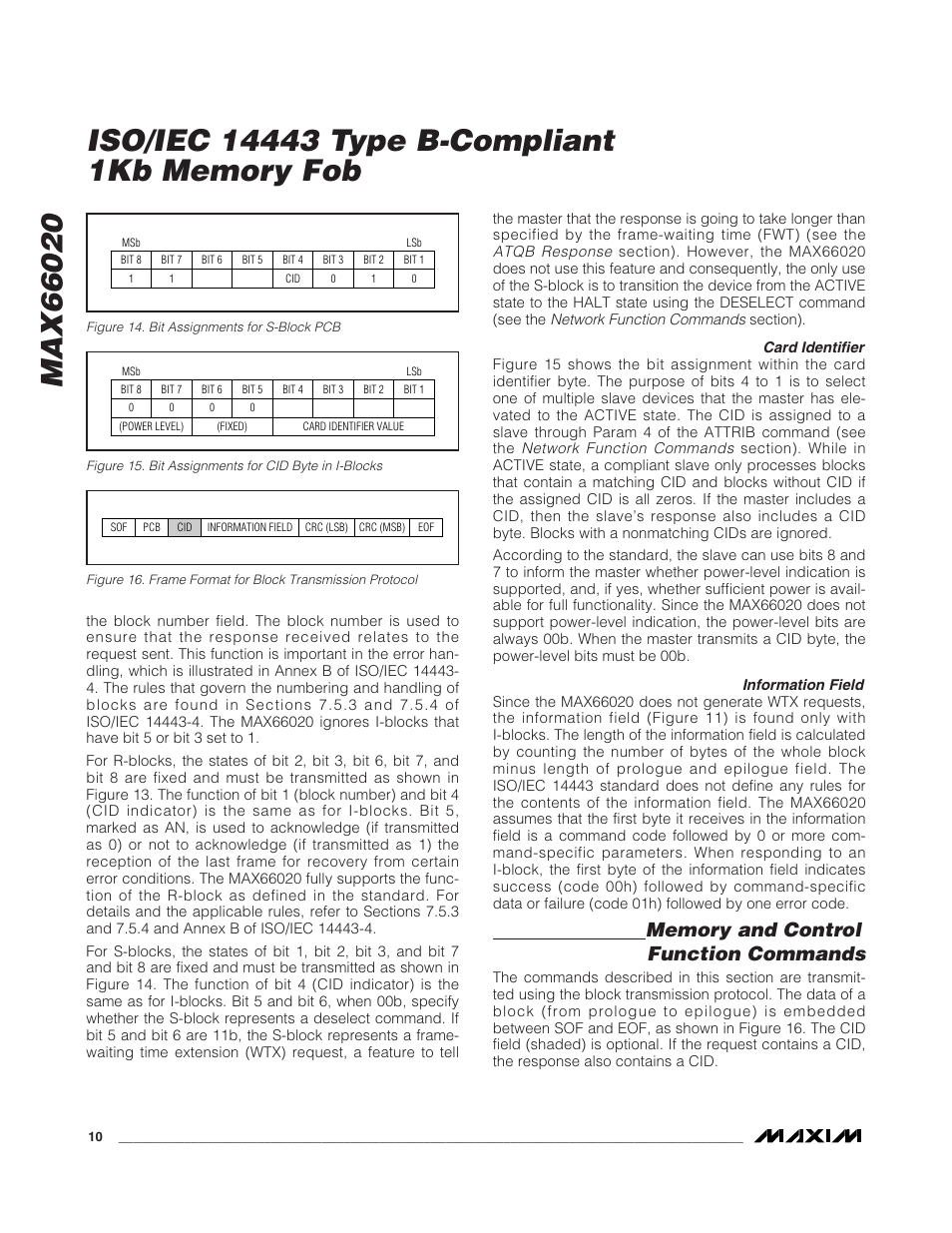 Rainbow Electronics MAX66020 User Manual | Page 10 / 25