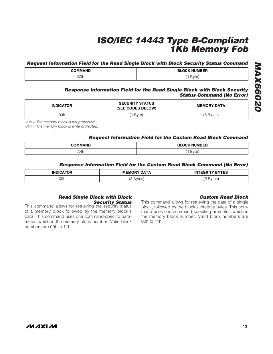 Rainbow Electronics MAX66020 User Manual | Page 13 / 25