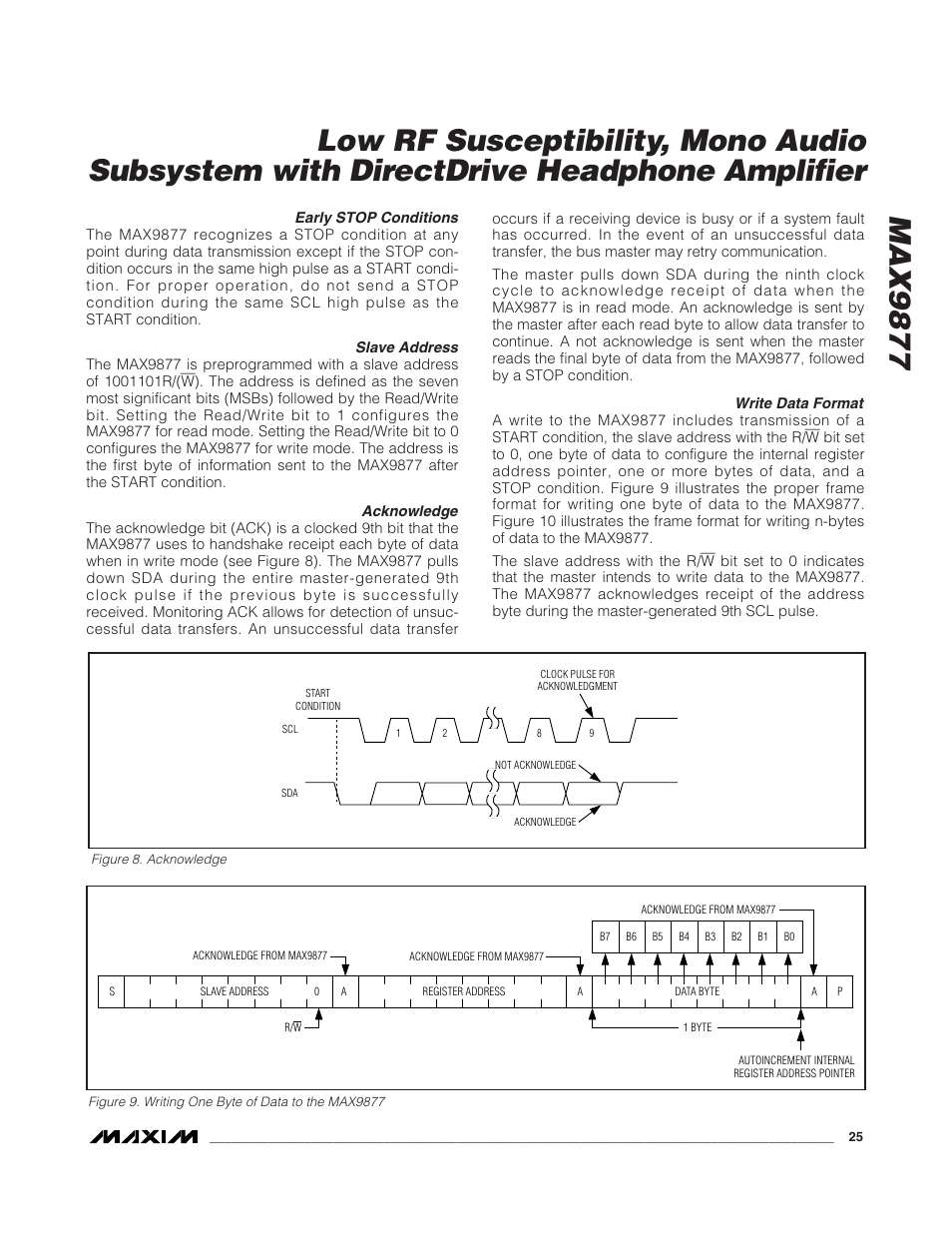 Max9877 | Rainbow Electronics MAX9877 User Manual | Page 25 / 30