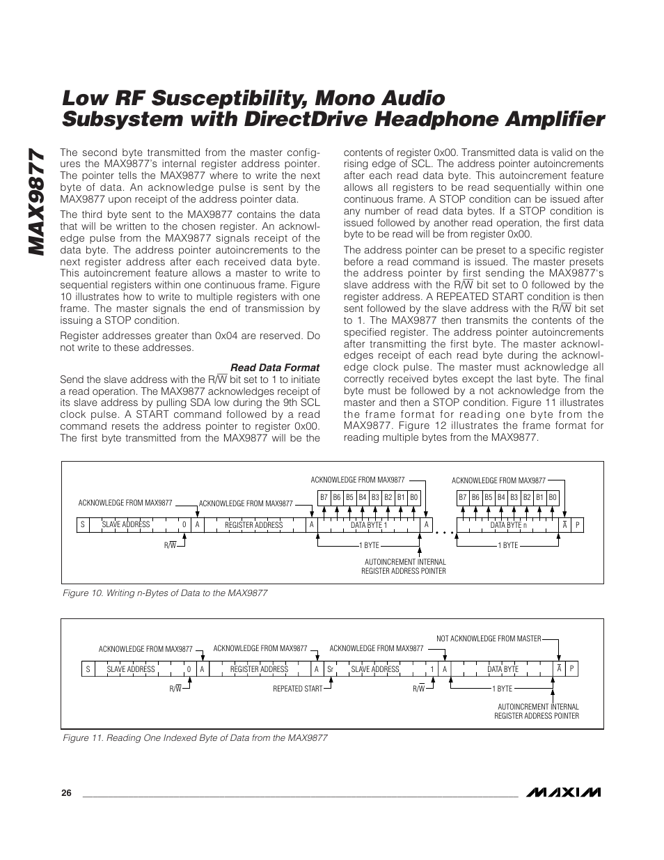 Rainbow Electronics MAX9877 User Manual | Page 26 / 30