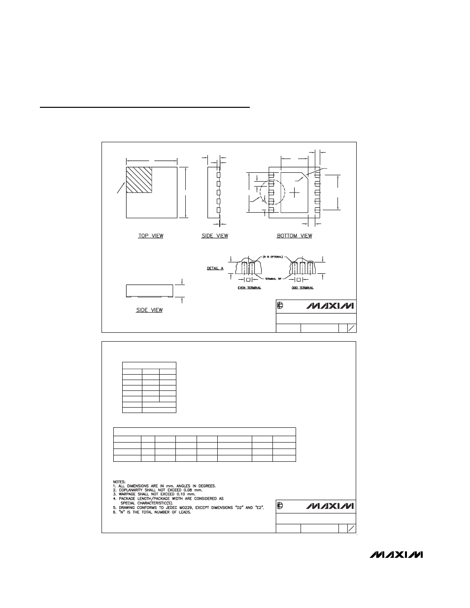 Package information (continued) | Rainbow Electronics MAX9717 User Manual | Page 18 / 19