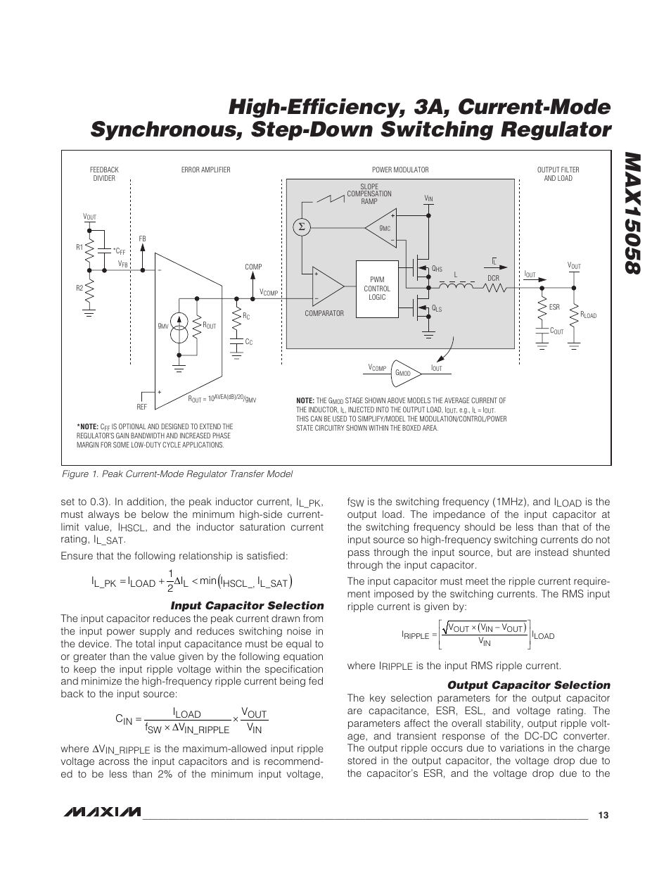 Rainbow Electronics MAX15058 User Manual | Page 13 / 21