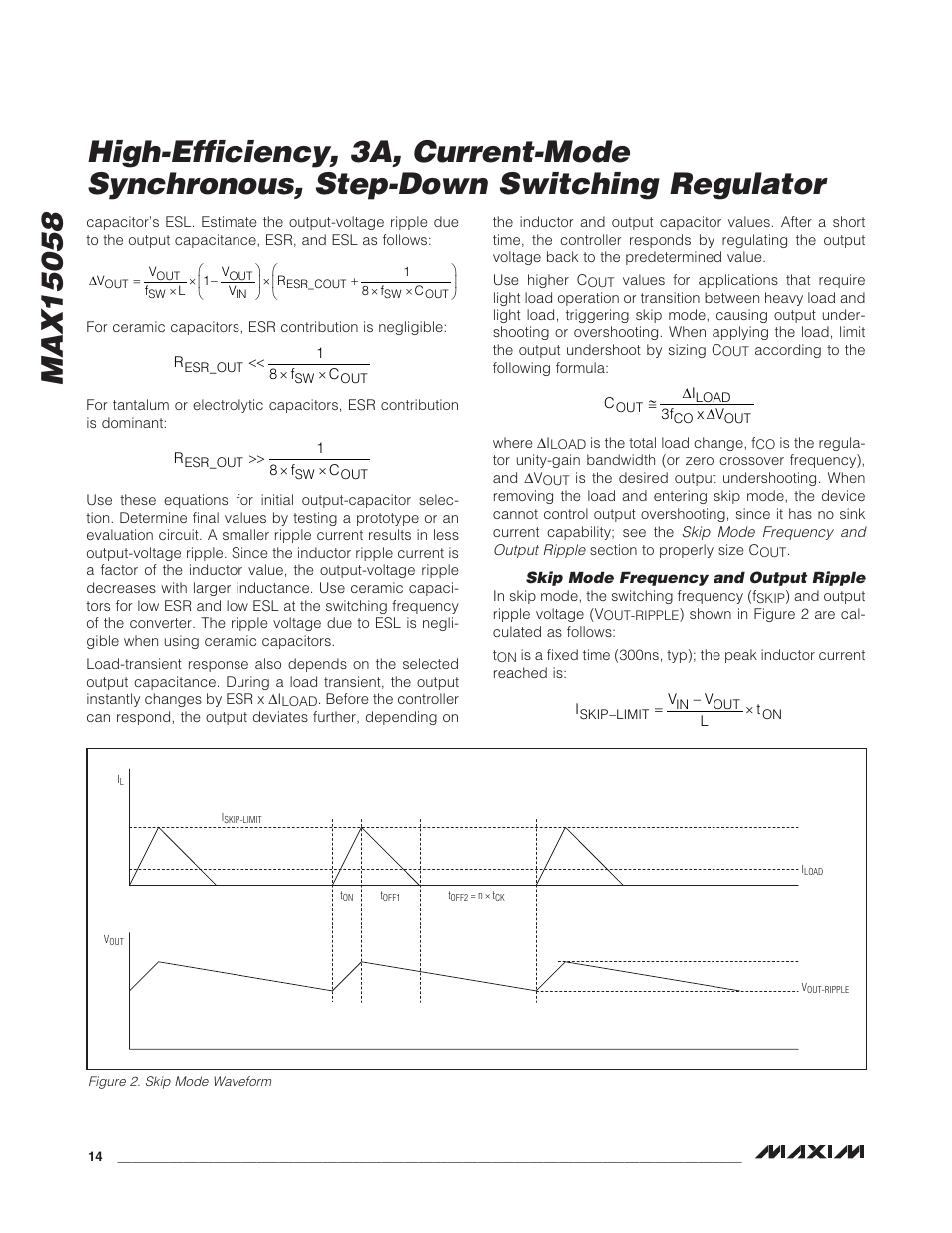 Rainbow Electronics MAX15058 User Manual | Page 14 / 21
