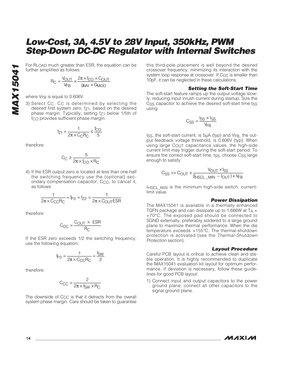 Rainbow Electronics MAX15041 User Manual | Page 14 / 16