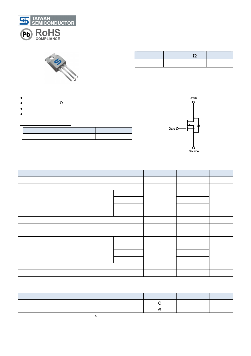 Rainbow Electronics TSM160N10 User Manual | 6 pages