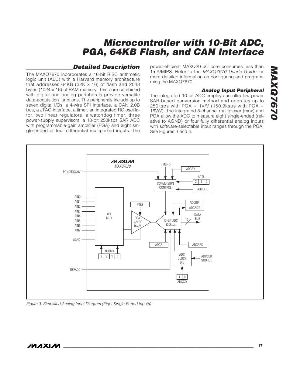 Detailed description | Rainbow Electronics MAXQ7670 User Manual | Page 17 / 37