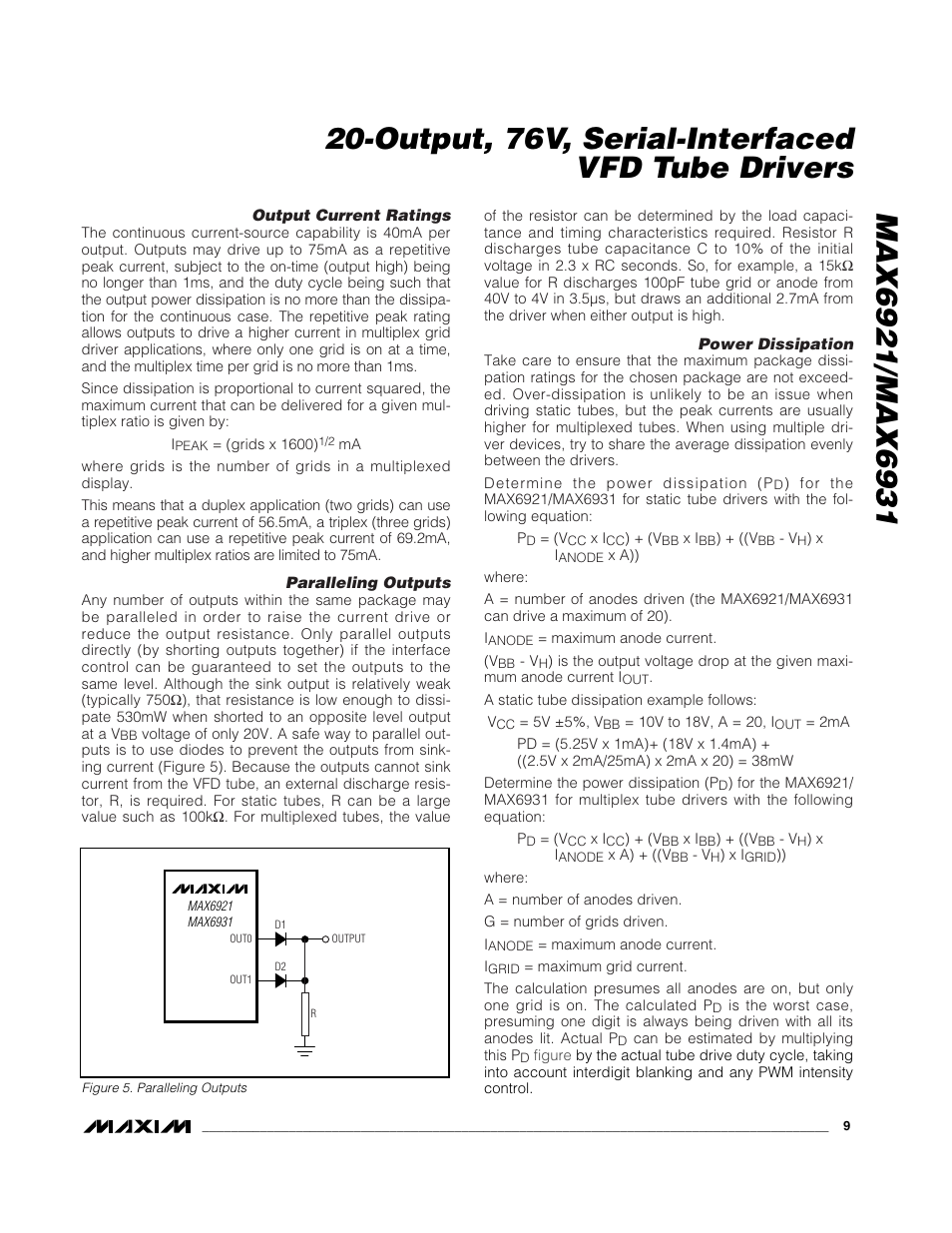 Rainbow Electronics MAX6931 User Manual | Page 9 / 14