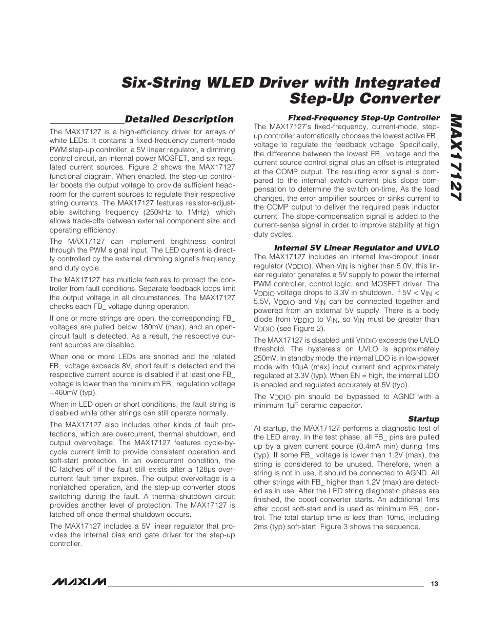 Rainbow Electronics MAX17127 User Manual | Page 13 / 22