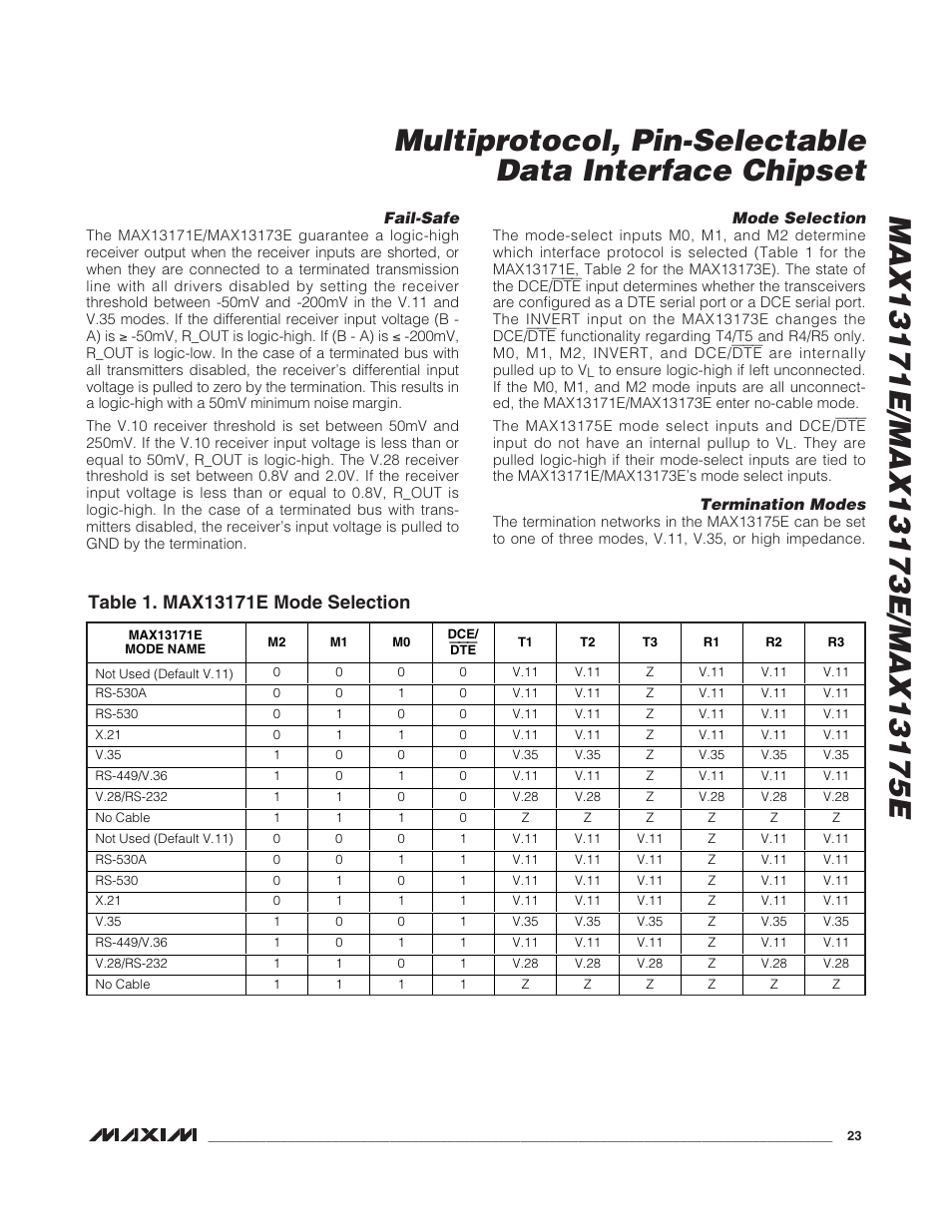 Rainbow Electronics MAX13175E User Manual | Page 23 / 38