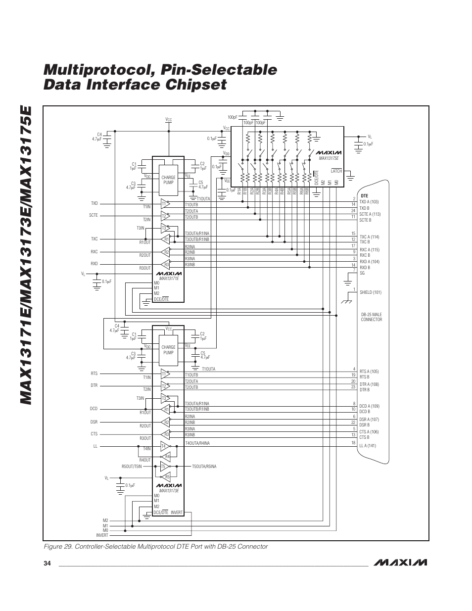 Rainbow Electronics MAX13175E User Manual | Page 34 / 38