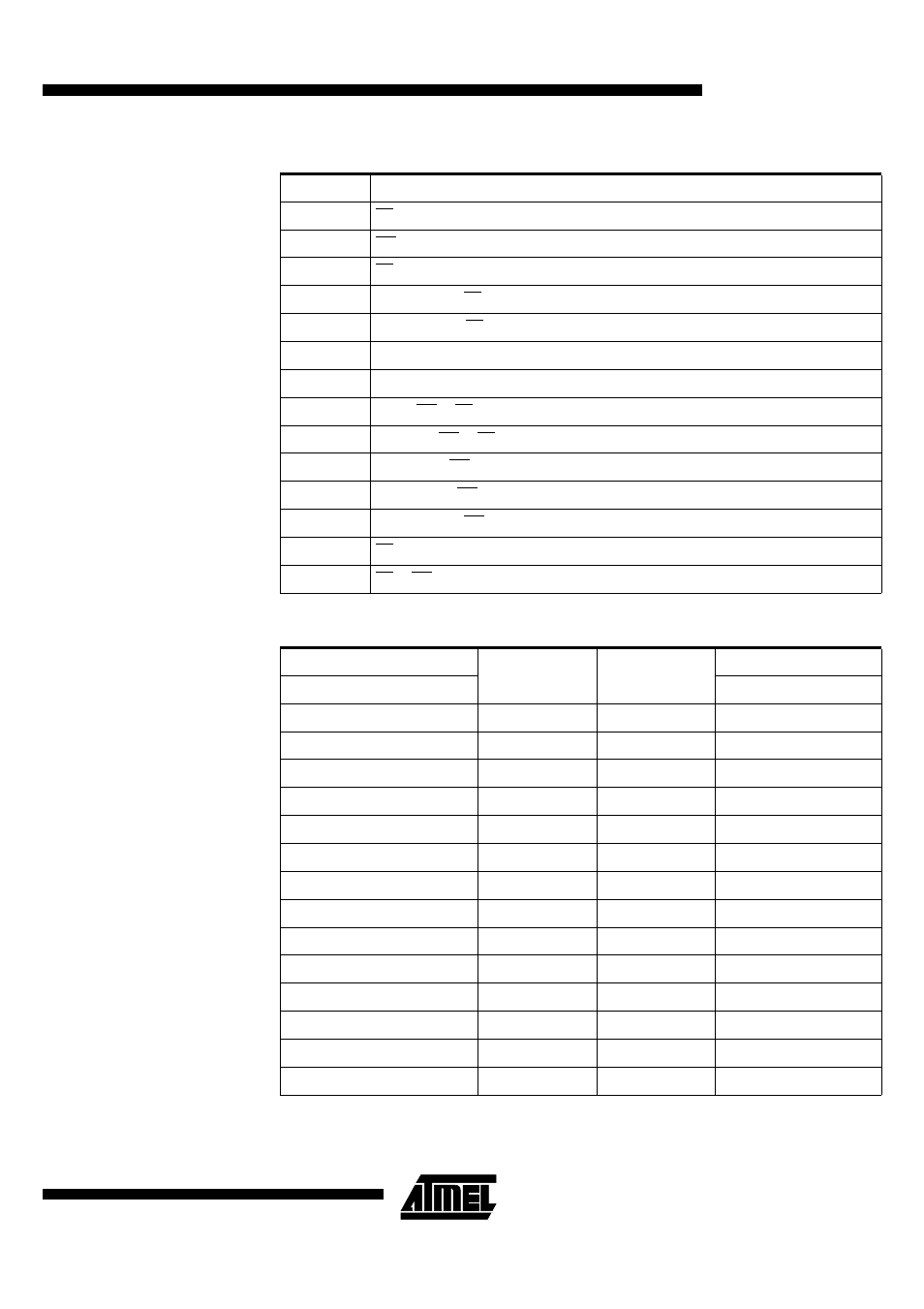Table 98 | Rainbow Electronics T89C51CC01 User Manual | Page 139 / 149