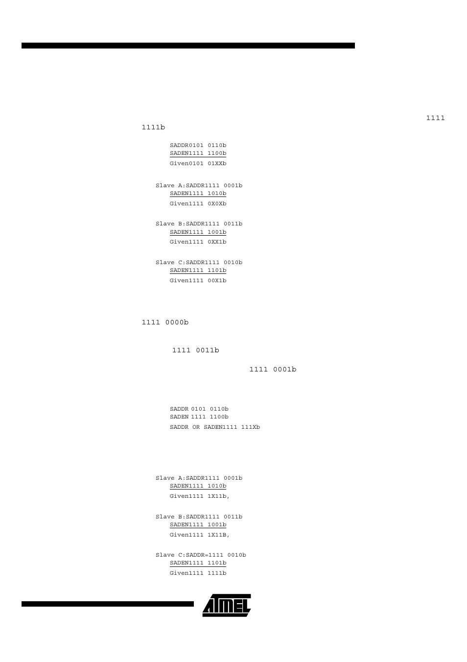 3 given address, 4 broadcast address | Rainbow Electronics T89C51CC01 User Manual | Page 49 / 149