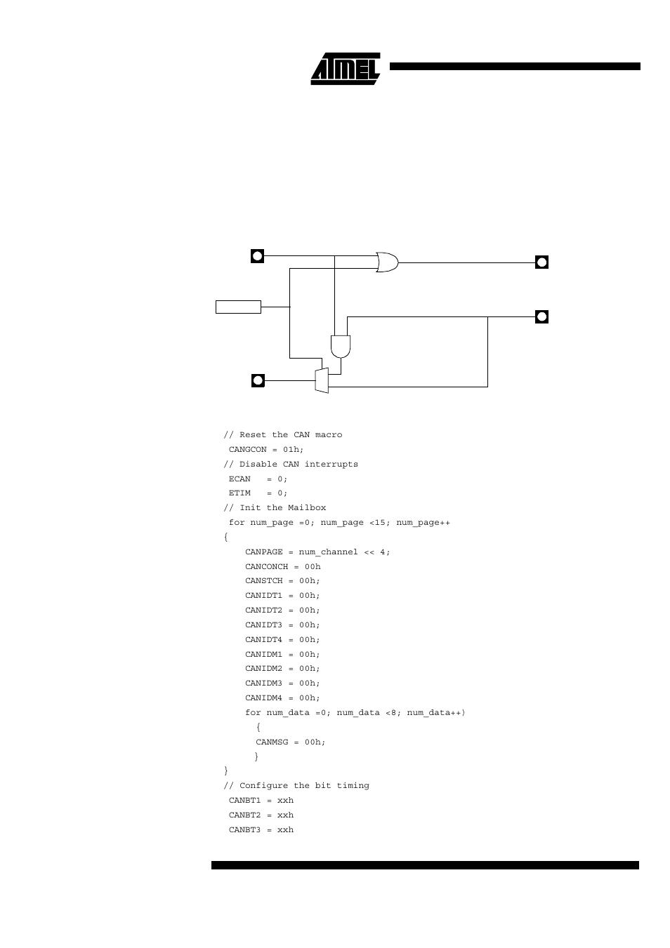 10 can autobaud and listening mode, 11 routines examples | Rainbow Electronics T89C51CC01 User Manual | Page 82 / 149