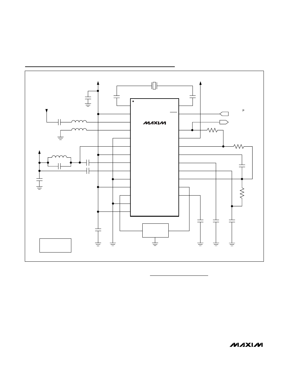 Chip information, Typical application circuit | Rainbow Electronics MAX7033 User Manual | Page 14 / 16