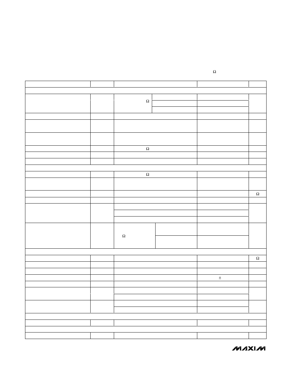 Ac electrical characteristics (continued) | Rainbow Electronics MAX7033 User Manual | Page 4 / 16