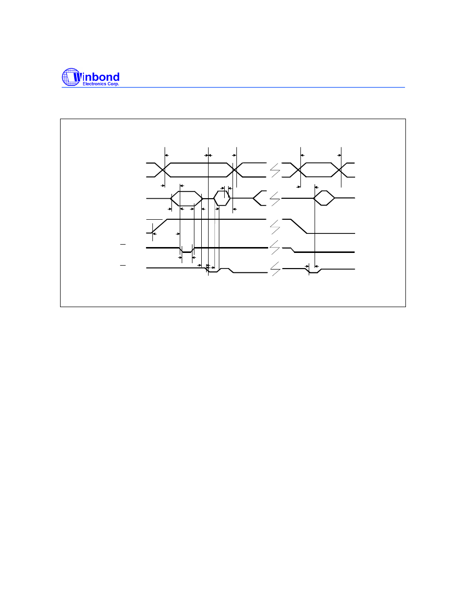 Programming waveform, Timing waveforms, continued | Rainbow Electronics W27E040 User Manual | Page 9 / 15