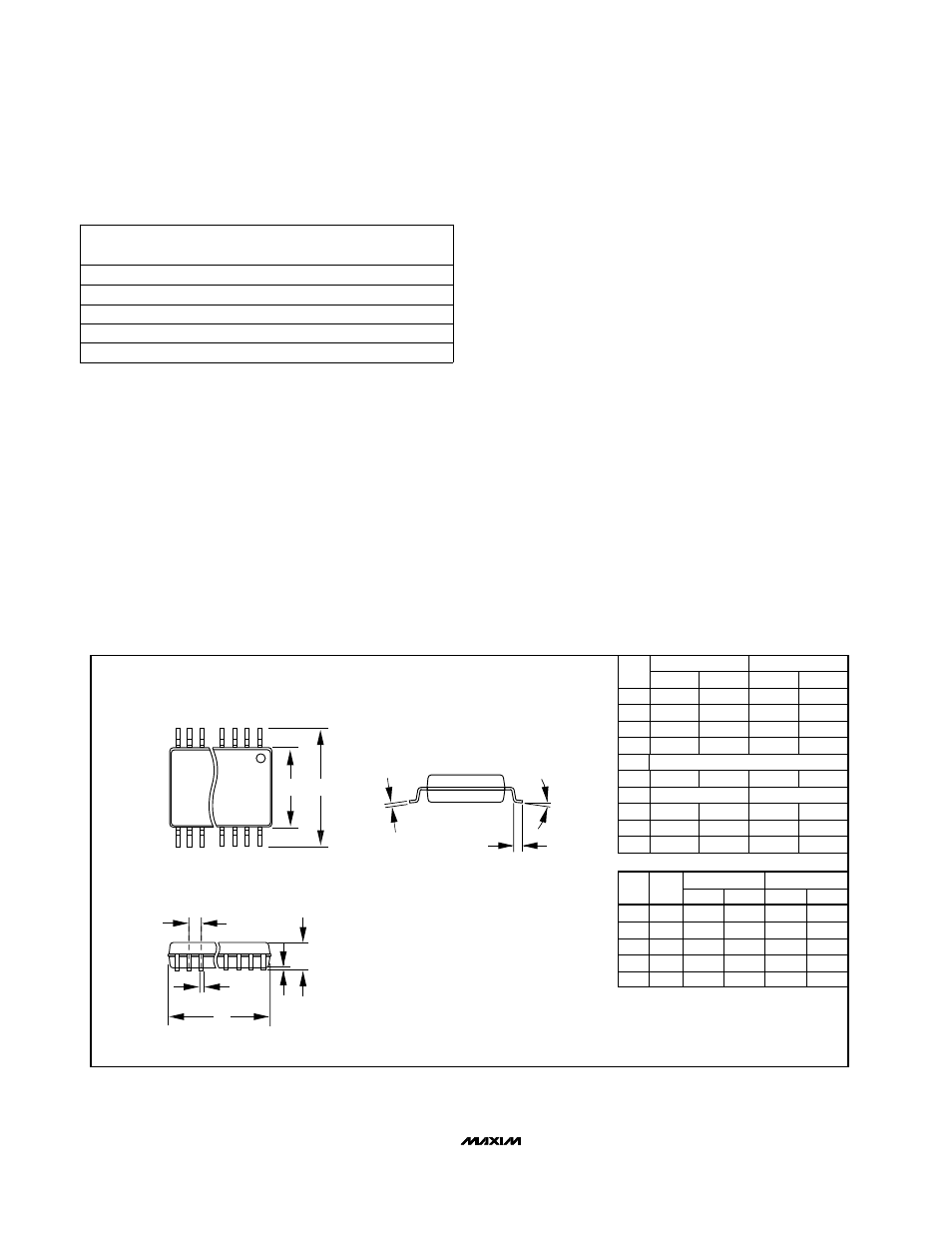 Ssop shrink small-outline package | Rainbow Electronics MAX5250 User Manual | Page 16 / 16