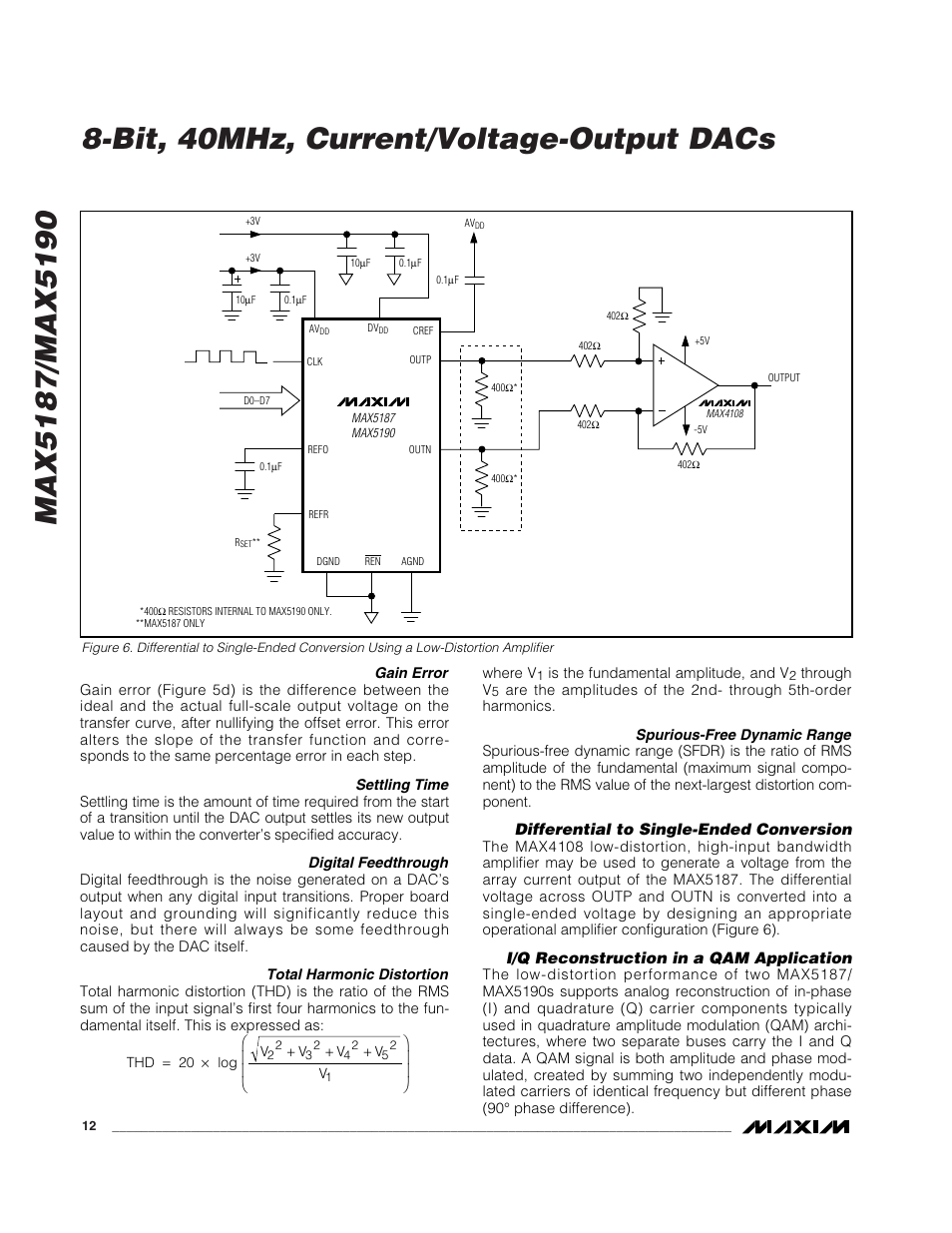 Rainbow Electronics MAX5190 User Manual | Page 12 / 15