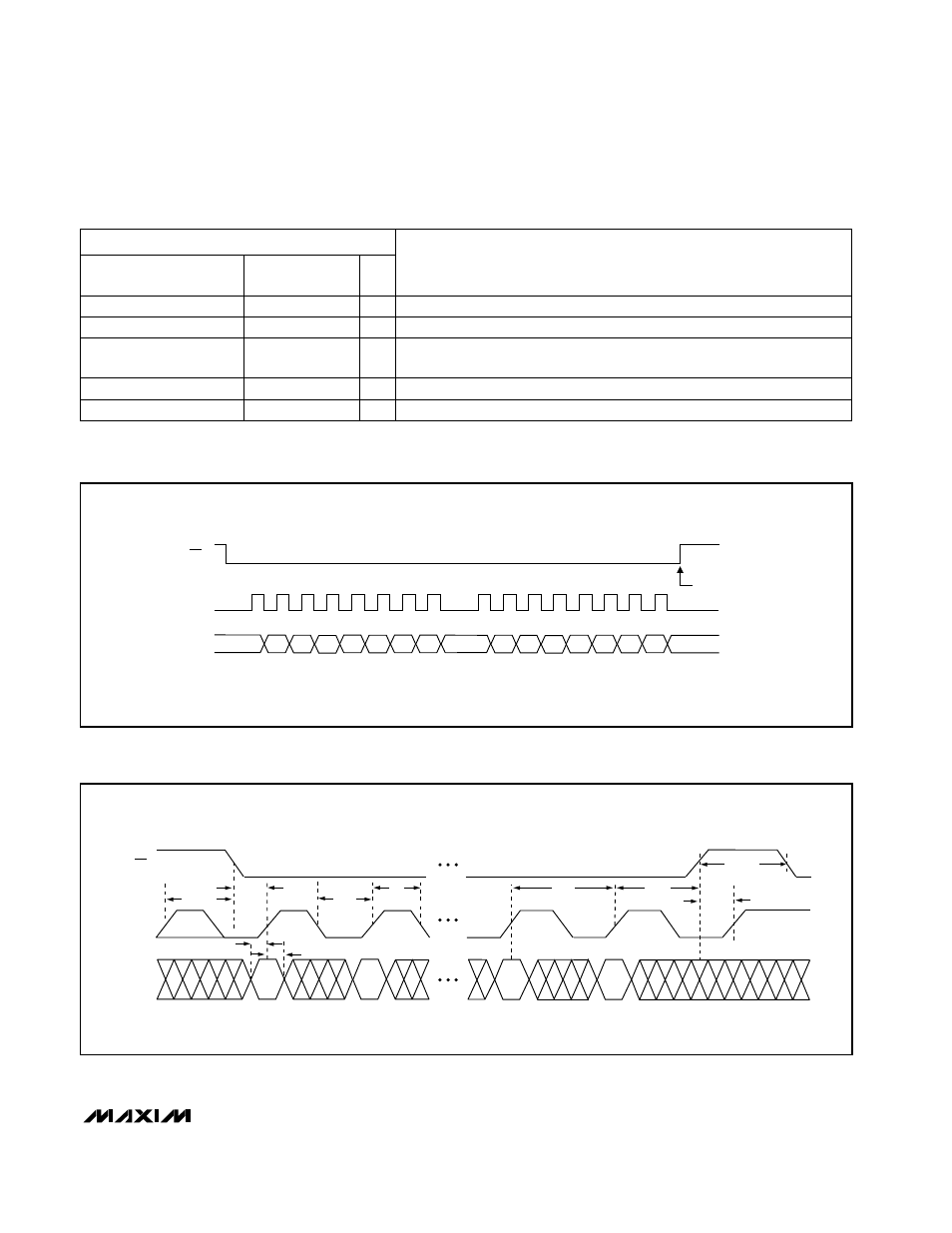 Table 1. serial-interface programming commands | Rainbow Electronics MAX5353 User Manual | Page 11 / 16