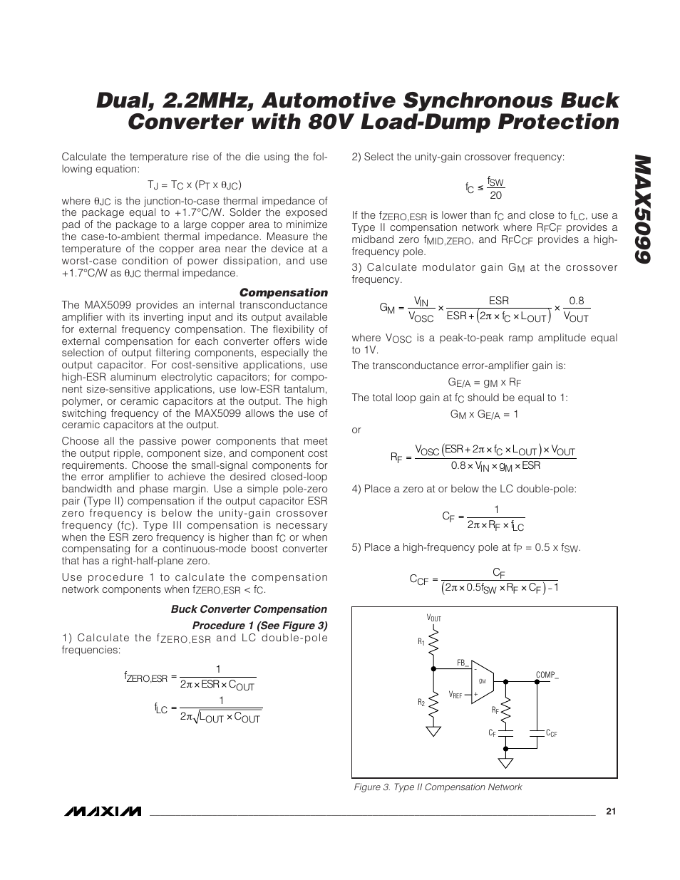 Max5099 | Rainbow Electronics MAX5099 User Manual | Page 21 / 27