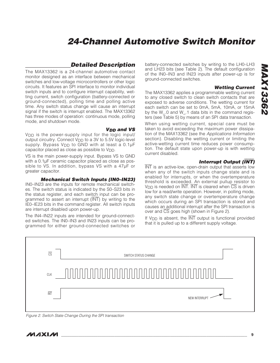 Detailed description | Rainbow Electronics MAX13362 User Manual | Page 9 / 14