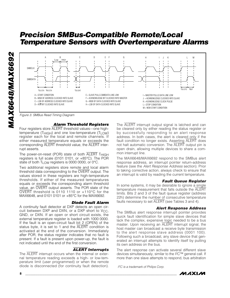 Alert | Rainbow Electronics MAX6692 User Manual | Page 8 / 17