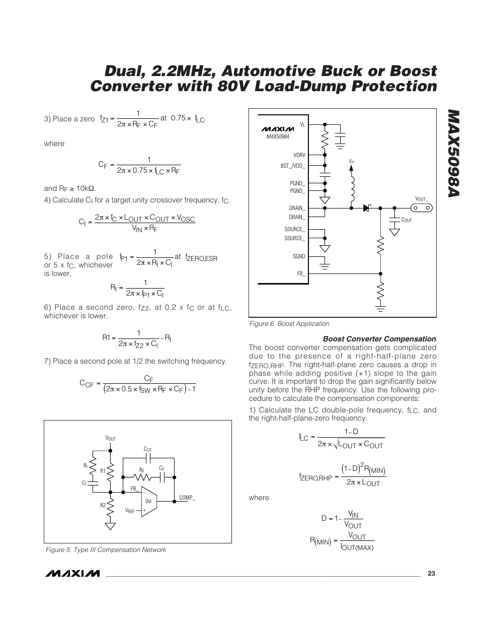 Rainbow Electronics MAX5098A User Manual | Page 23 / 28