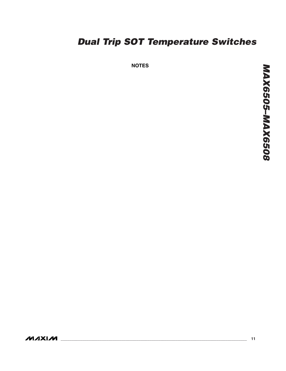 Rainbow Electronics MAX6508 User Manual | Page 11 / 12