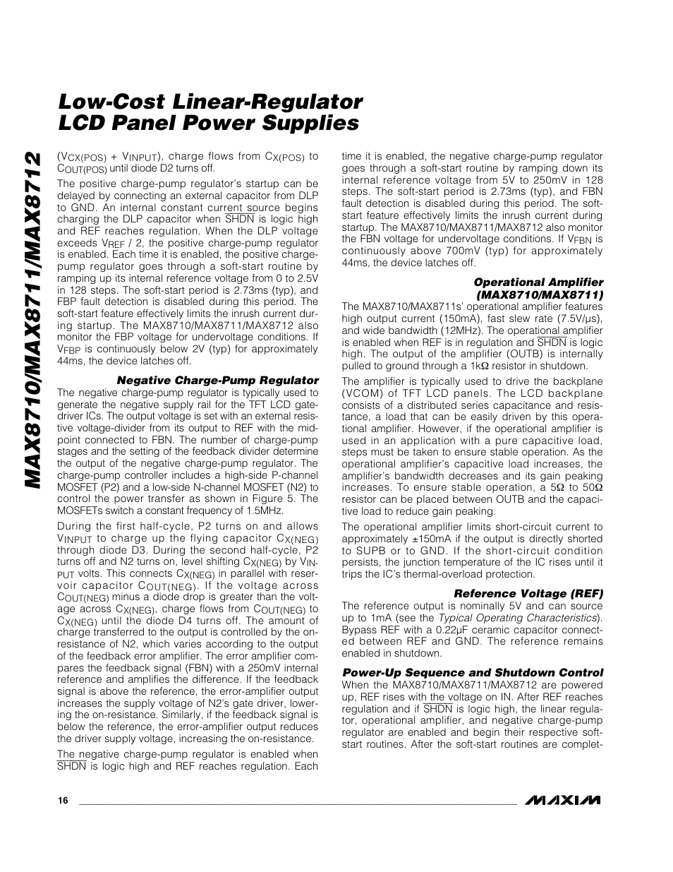 Rainbow Electronics MAX8712 User Manual | Page 16 / 23